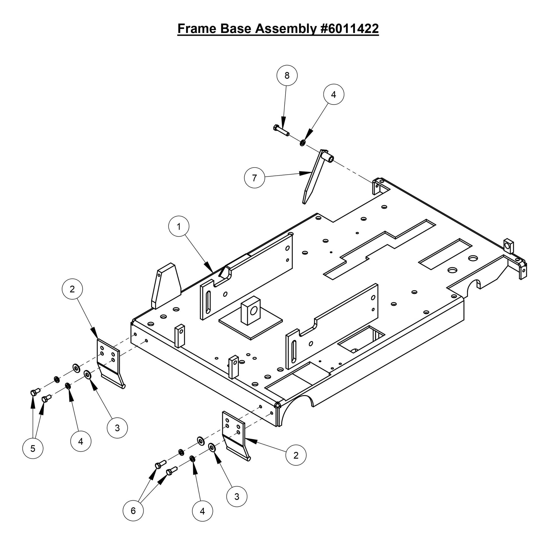 CC3500E (Frame Base Assembly)