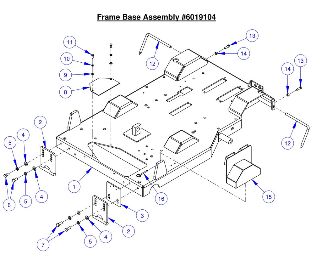CC6561-3/CC6571-3 Frame Base Assembly
