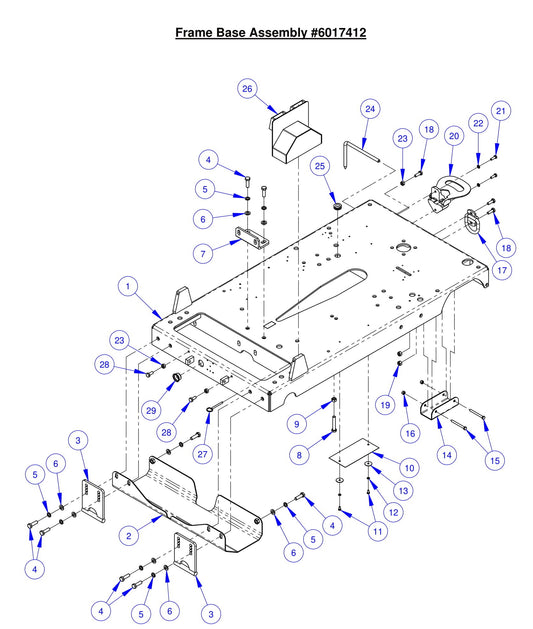 CC7574DK Frame Base Assembly