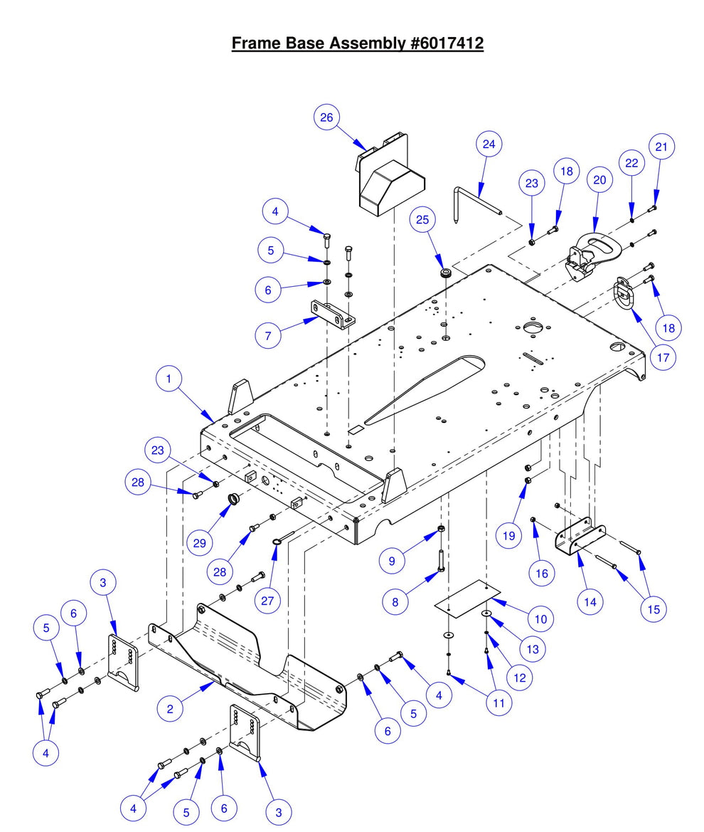 CC7574DK Frame Base Assembly
