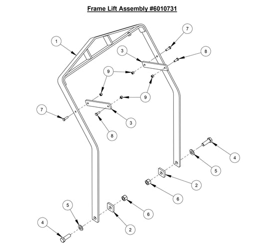 CC6566 Frame Lift Assembly