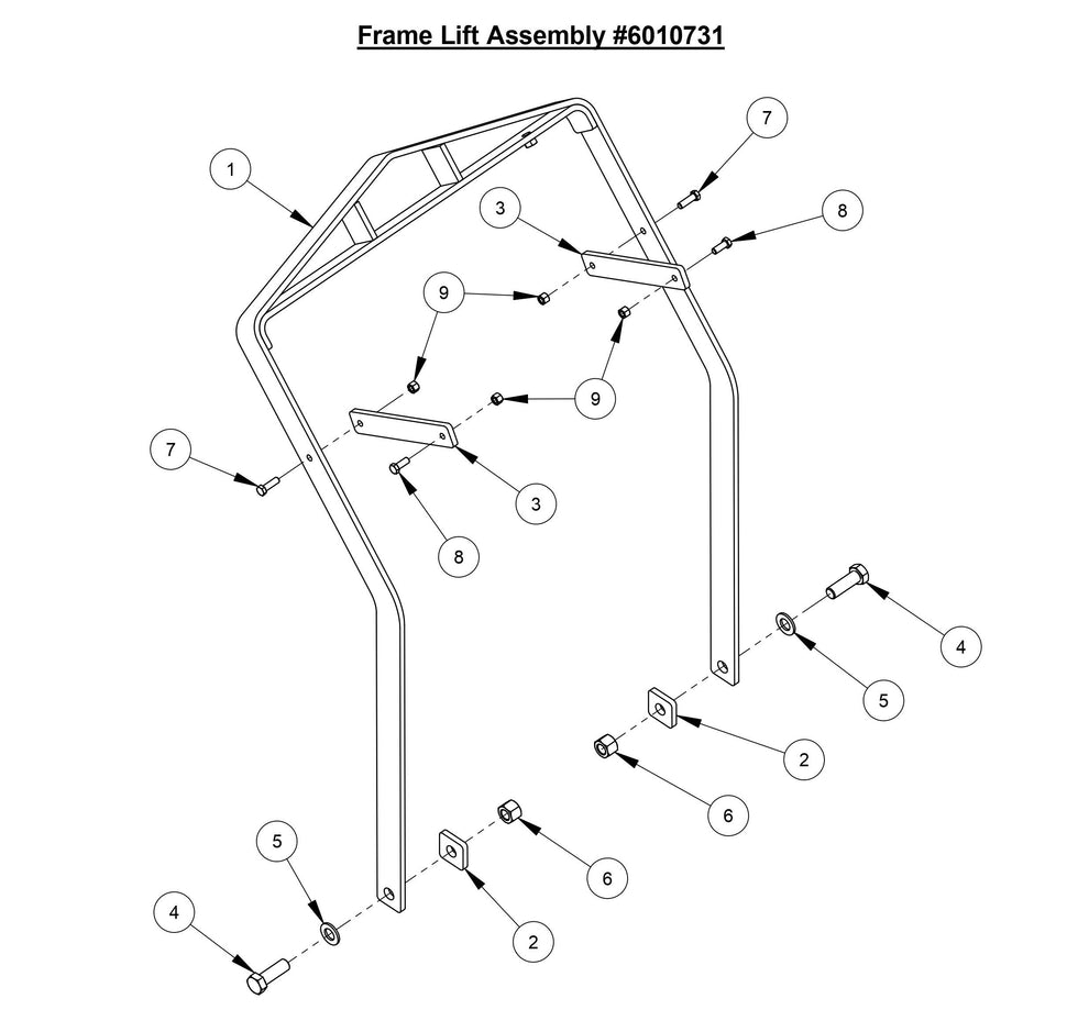 CC6566 Frame Lift Assembly