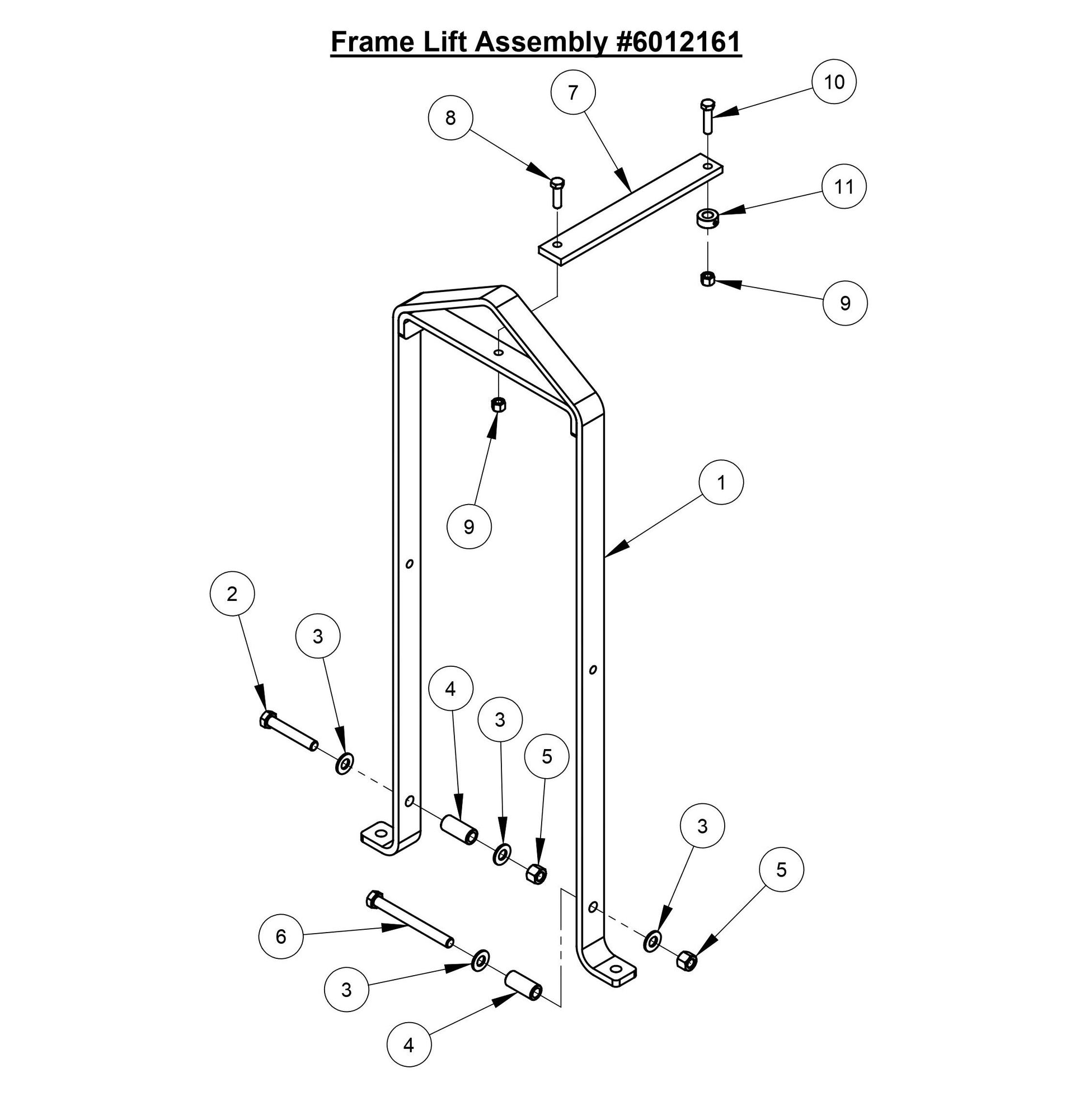 CC3728 Frame Lift Assembly