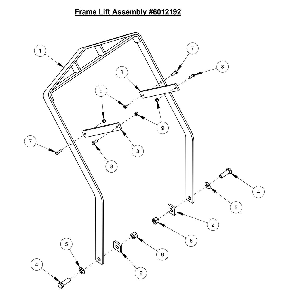 CC3700E-3 Frame Lift Assembly