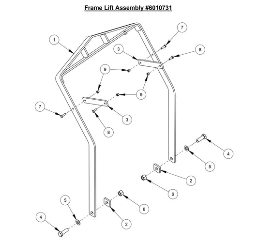 CC6566-3 Frame Lift Assembly