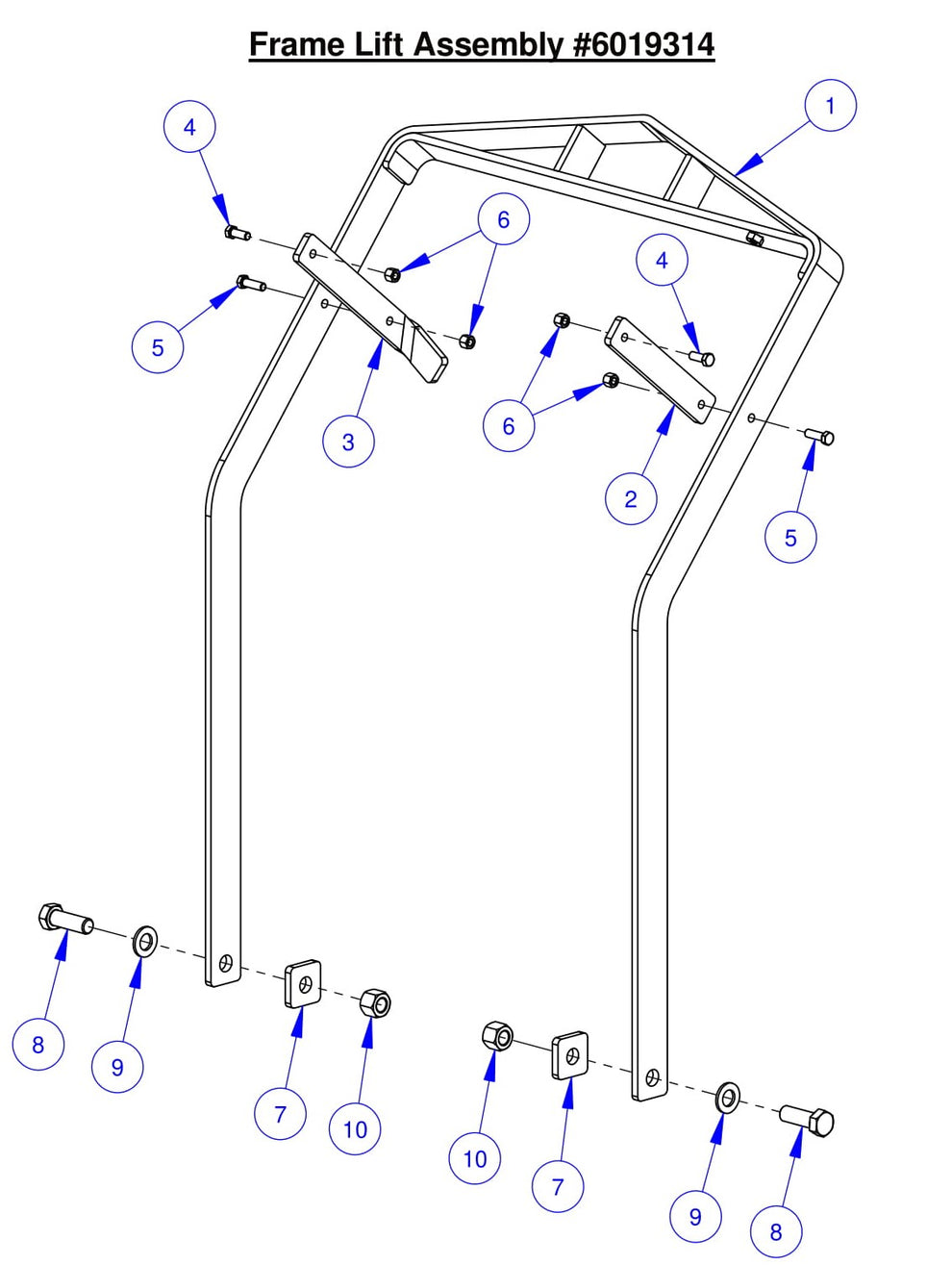 CC6561-3 Frame Lift Assembly 