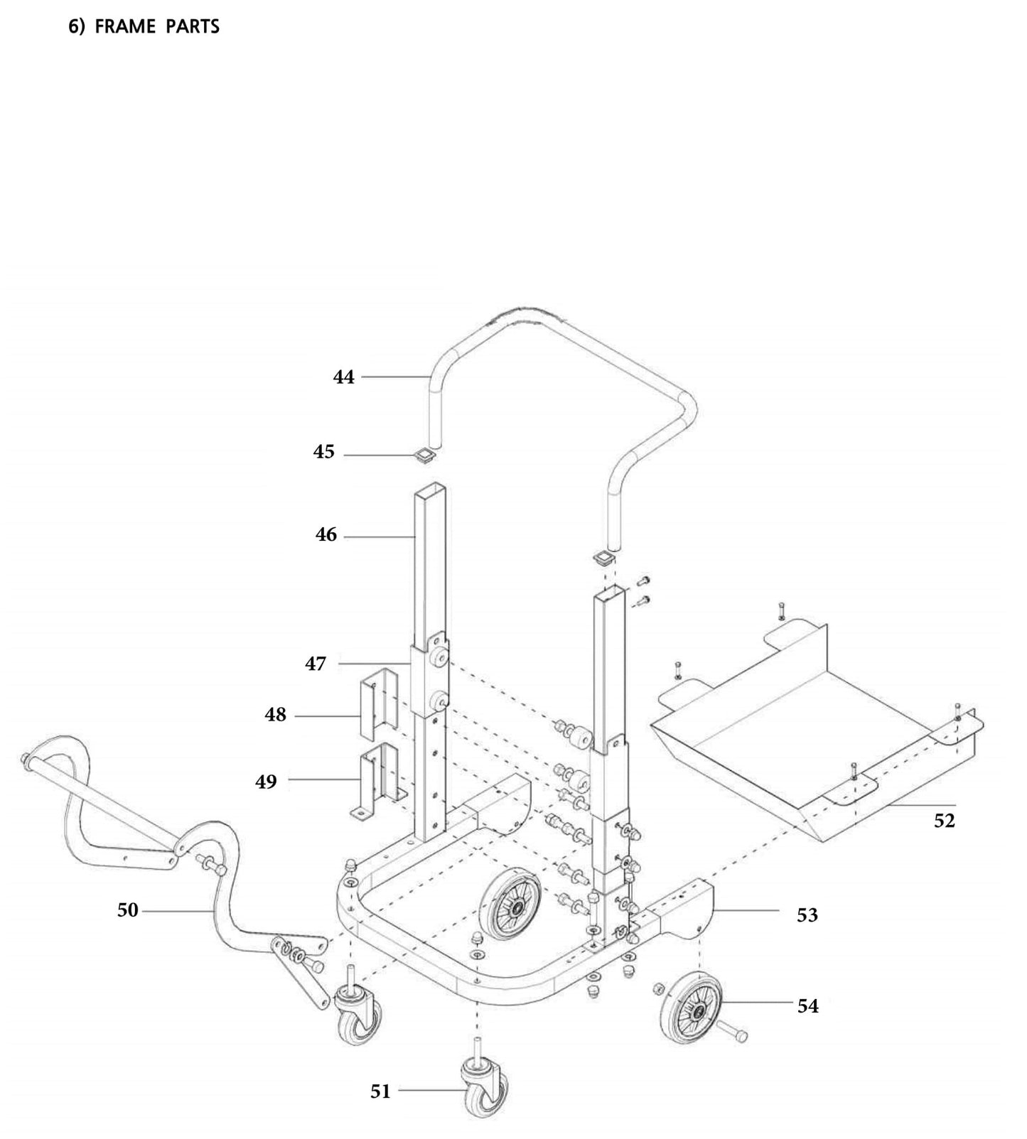 CV353B Frame Parts