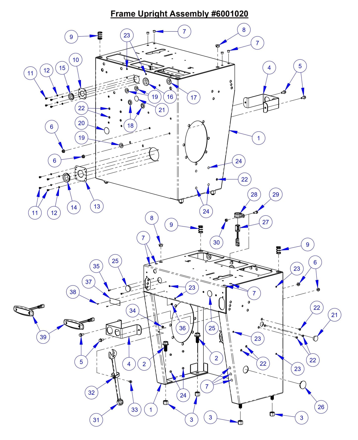 CC5049 Frame Upright Assembly