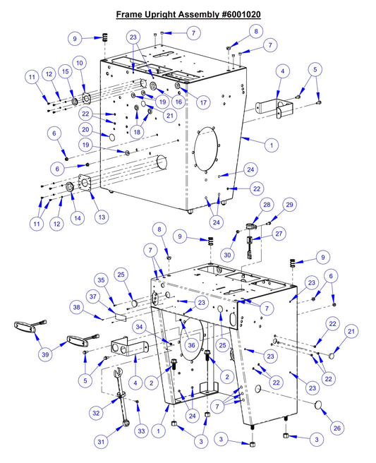 CC5049 Frame Upright Assembly