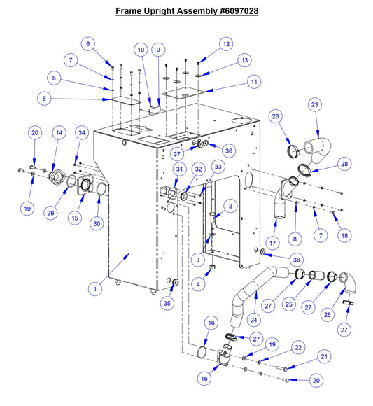 CC7574DD Frame Upright Assembly