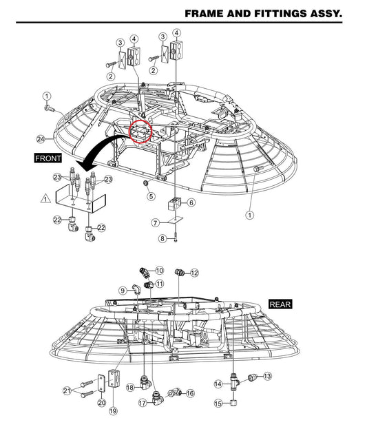 STX6H Frame and Fittings Assembly