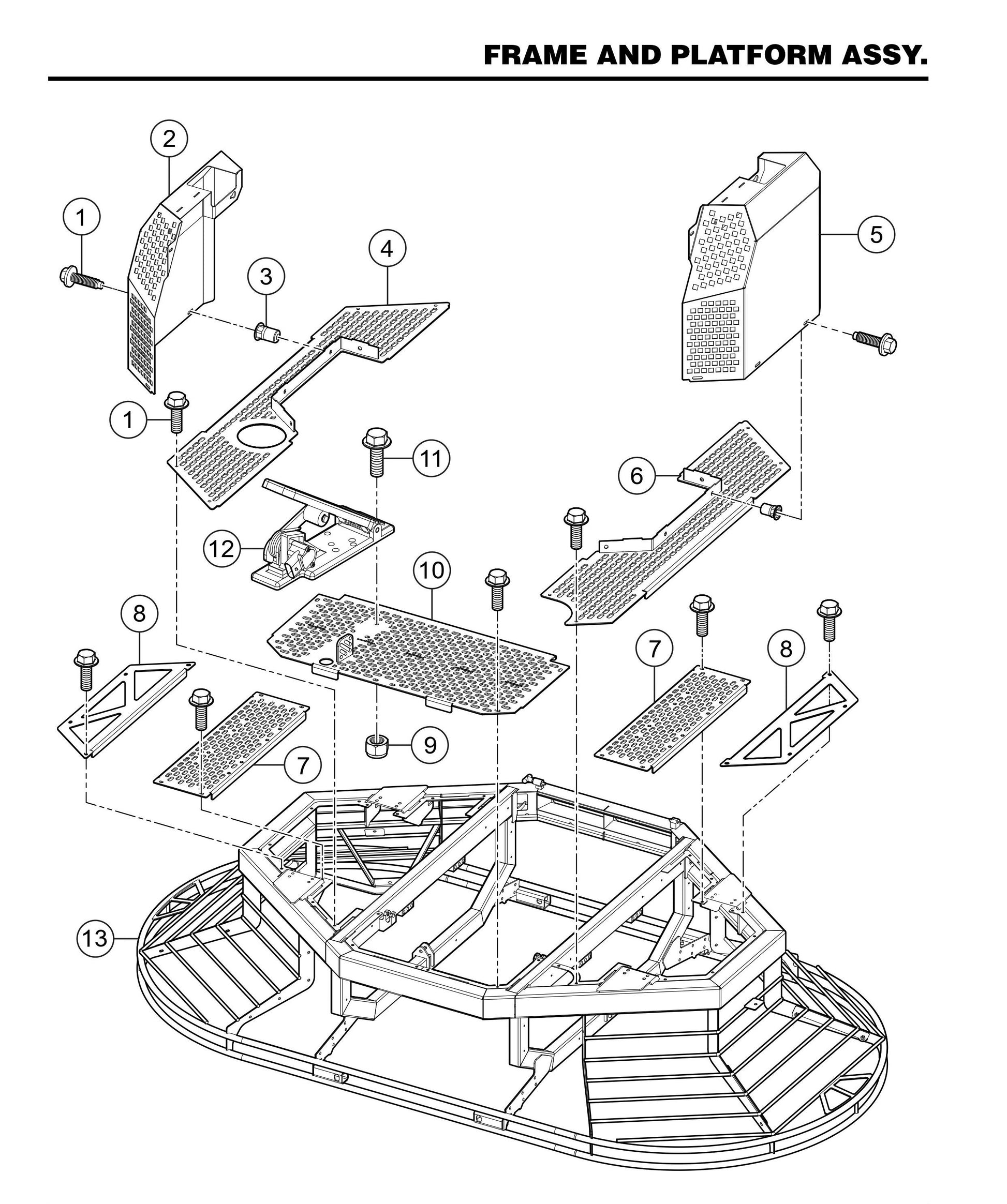 STXDF Frame and Platform Assembly