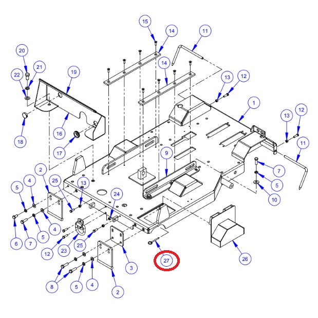 Lock Pin 1/4"DIA X 2-1/4" 2900156 Fits Core Cut CC6571 Walk Behind Saw By Diamond Products