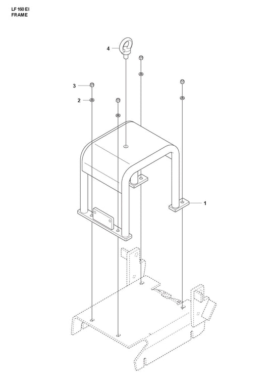 Frame Parts For LF 160 Corded By Husqvarna