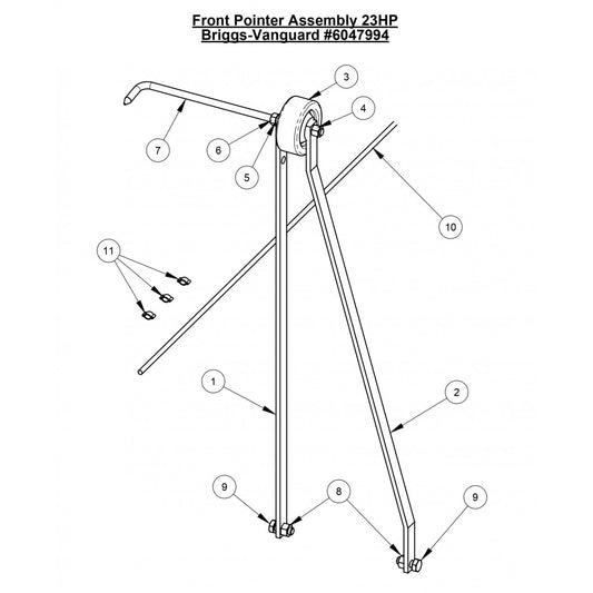 CC1823BVXLP (Front Pointer Assembly 23HP Briggs Vanguard)