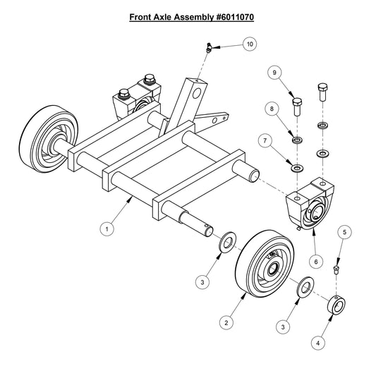 CC3500E (Front Axle Assembly)