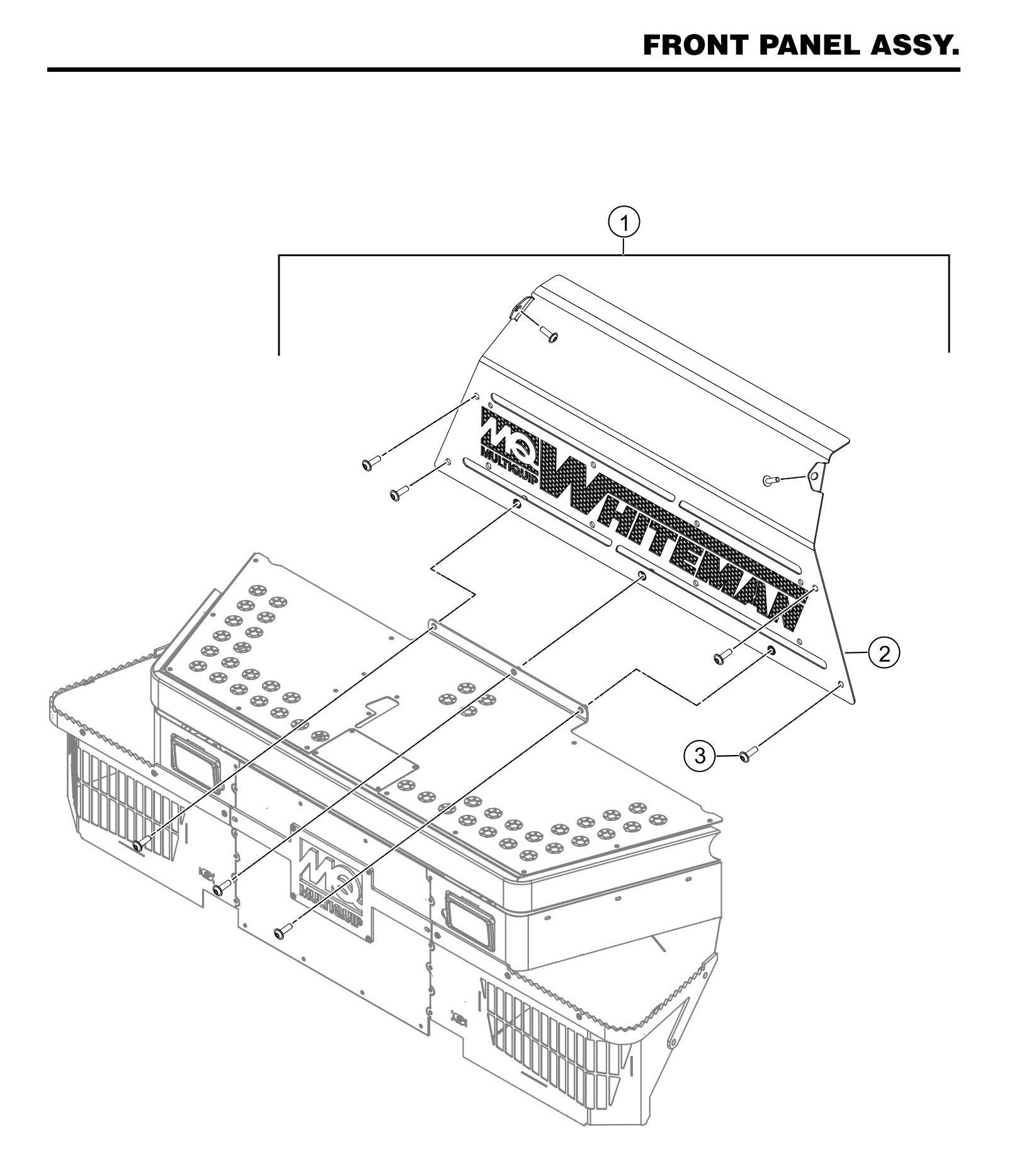 STX6H Front Panel Assembly