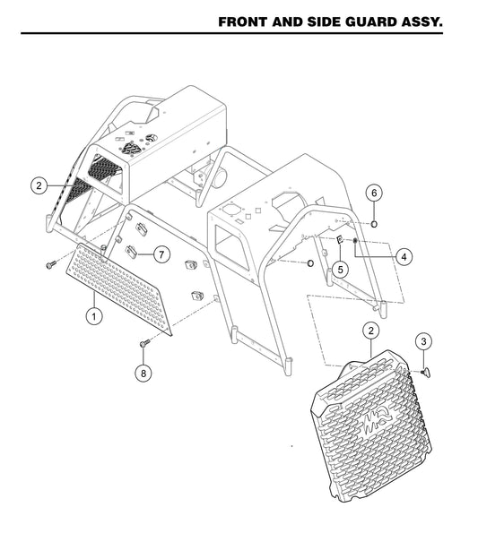STXD6I Front and Side Guard Assembly