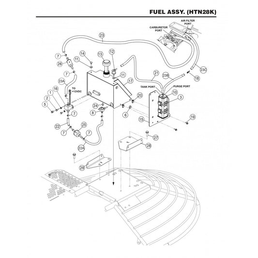 HTN27KTCSL HTN28KTCSL Fuel Assembly (HTN28K)