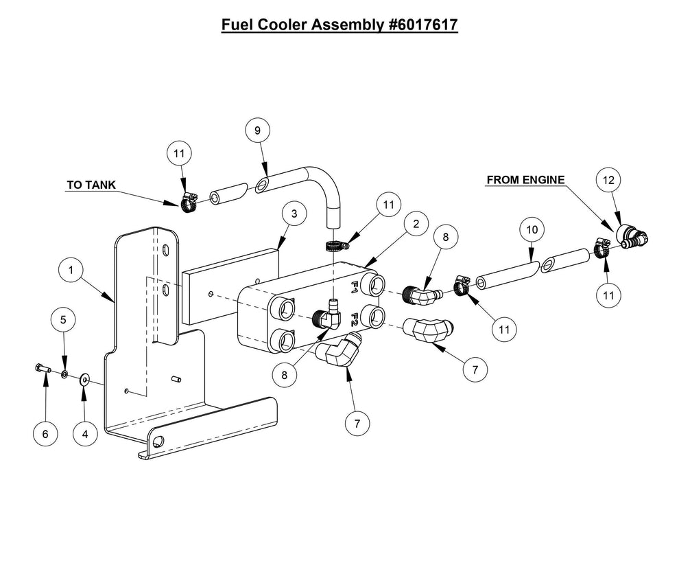 CC7574DD Fuel Cooler Assembly