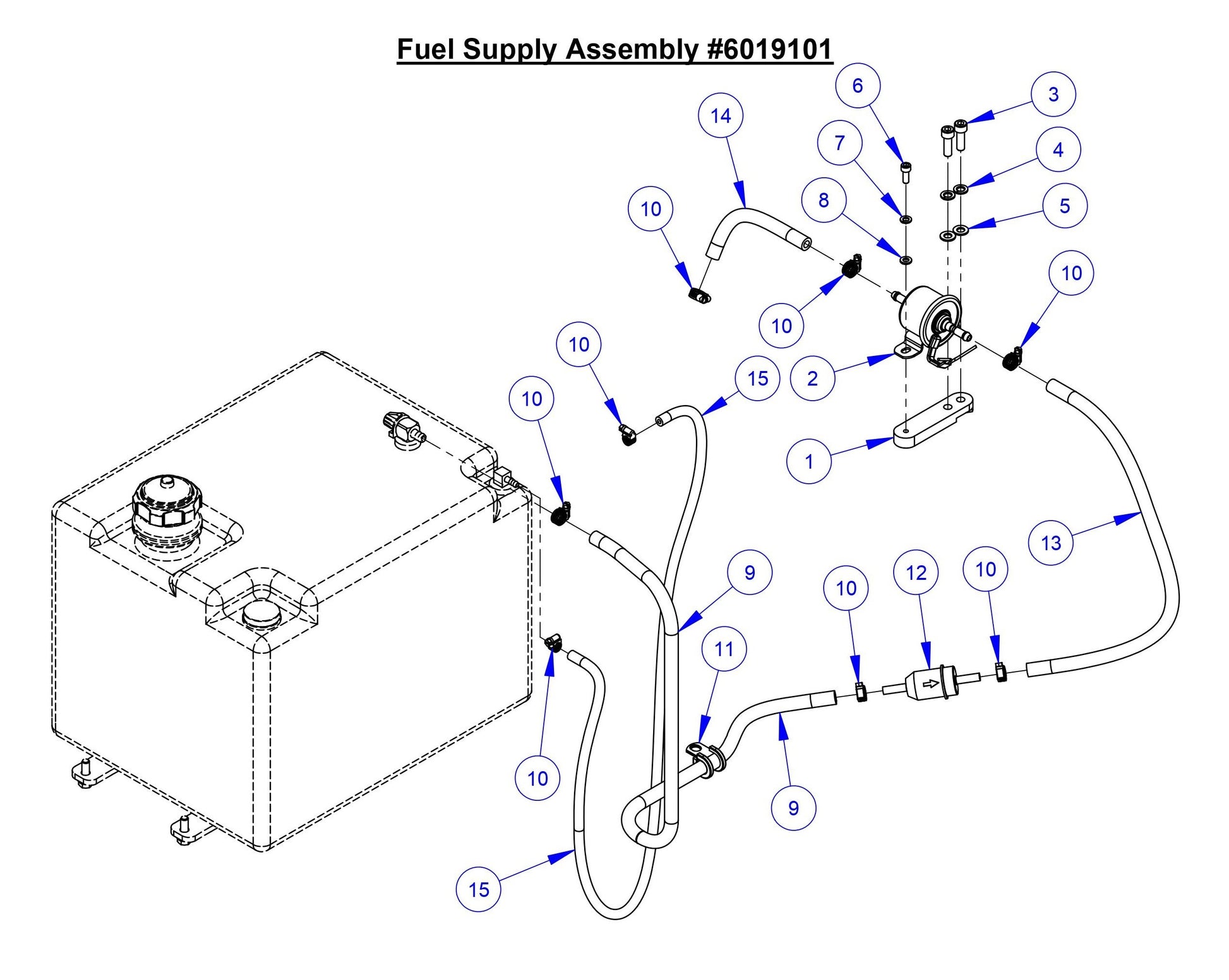 CC6566 Fuel Supply Assembly