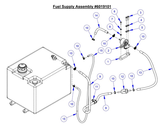 CC6566 Fuel Supply Assembly