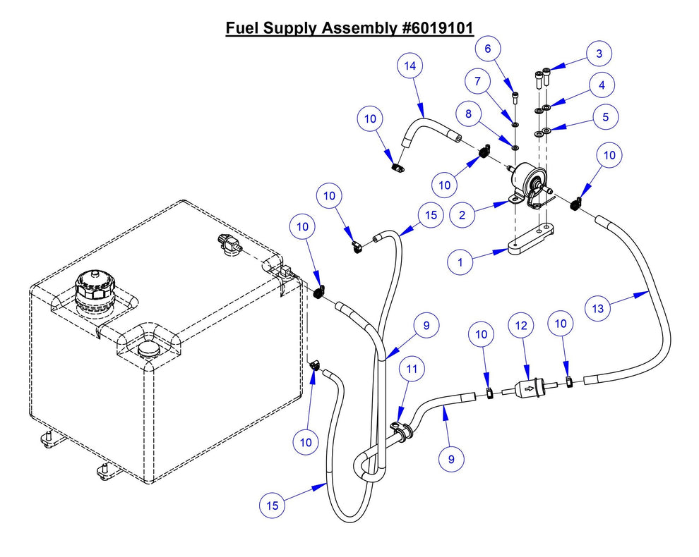 CC6566 Fuel Supply Assembly