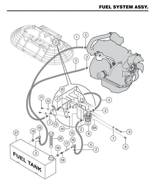HTXD6I Fuel System Assembly