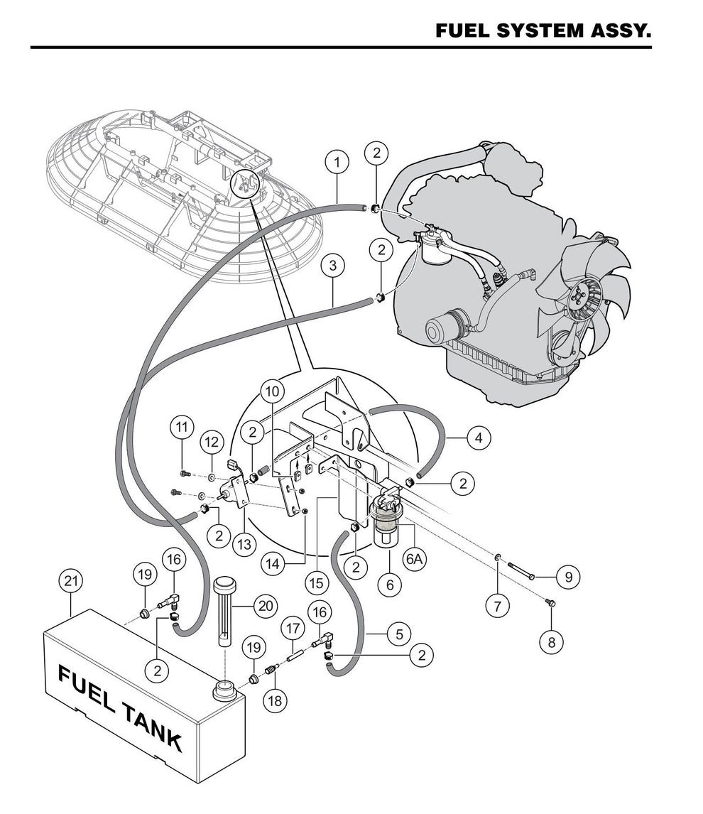 HTXD6I Fuel System Assembly