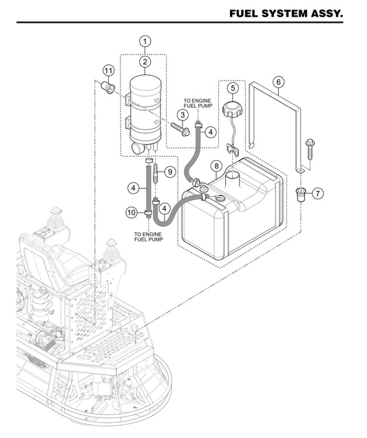 LD6 Fuel System Assembly