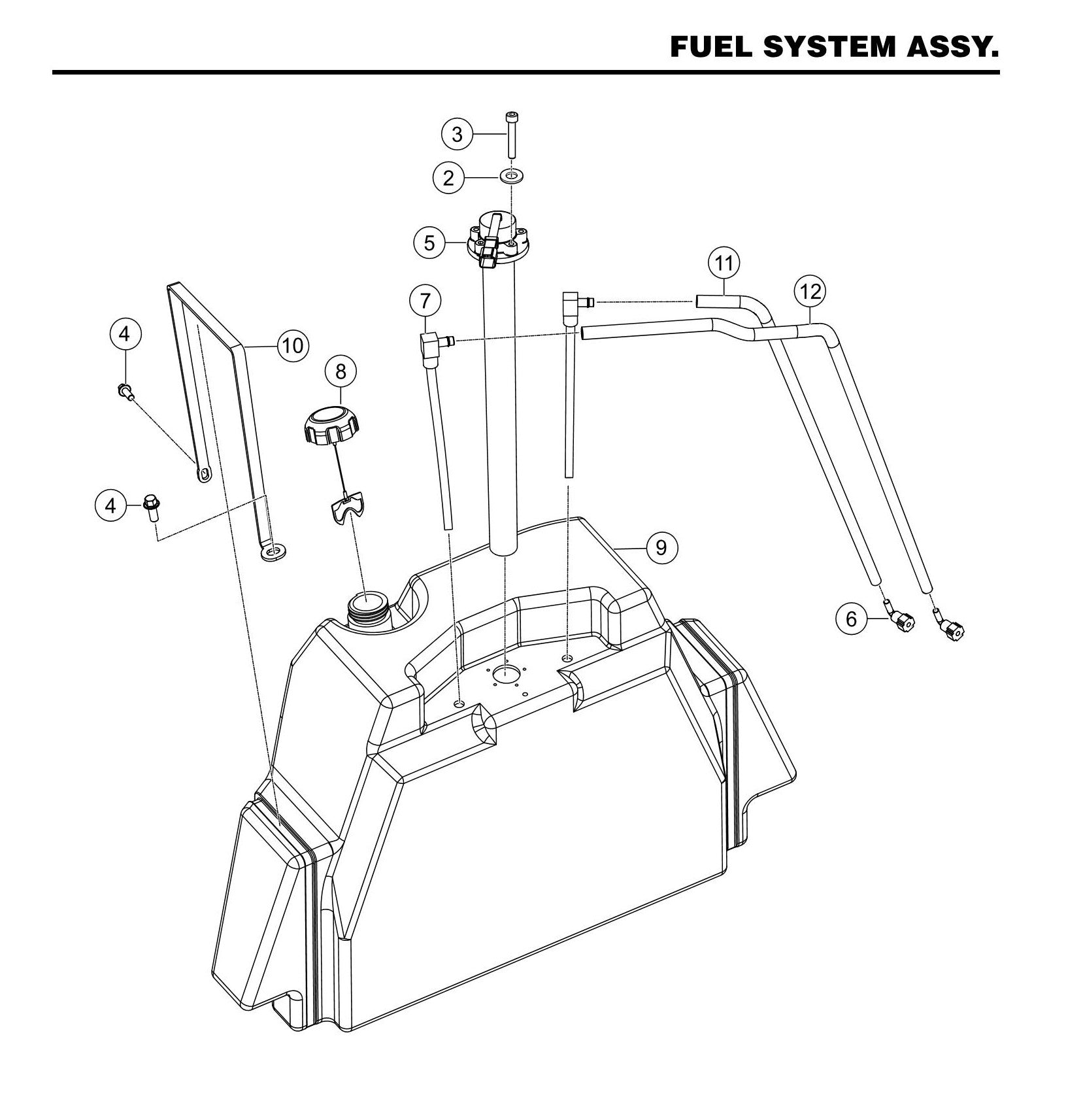 STX6H Fuel System Assembly