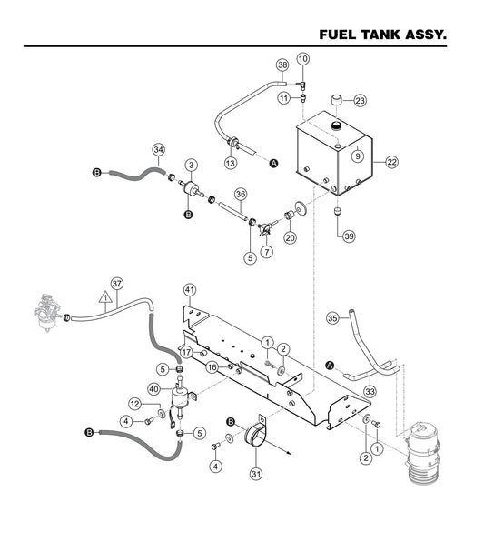 HHXDF4 HHXDF5 Fuel Tank Assembly