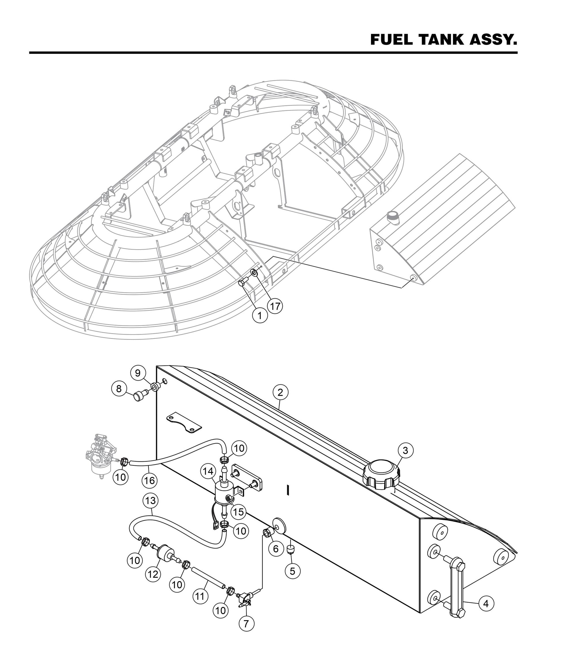 HHXG5 Fuel Tank Assembly