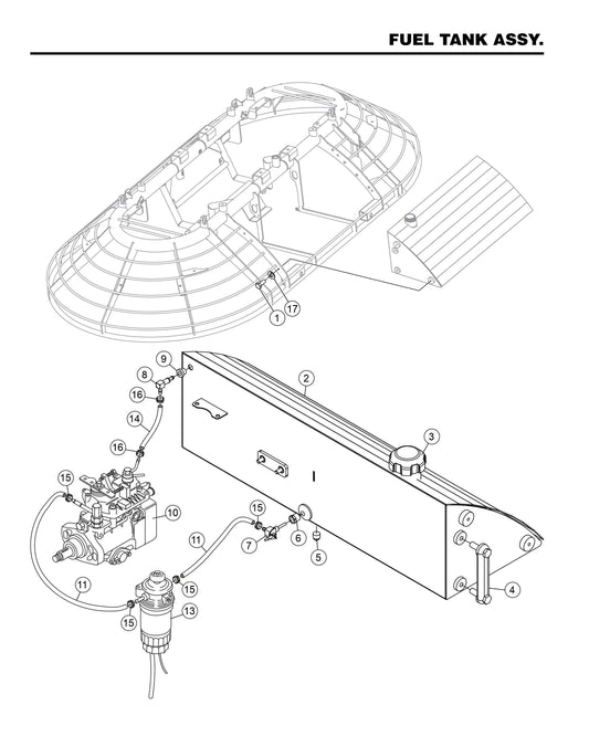 HHXD5 Fuel Tank Assembly