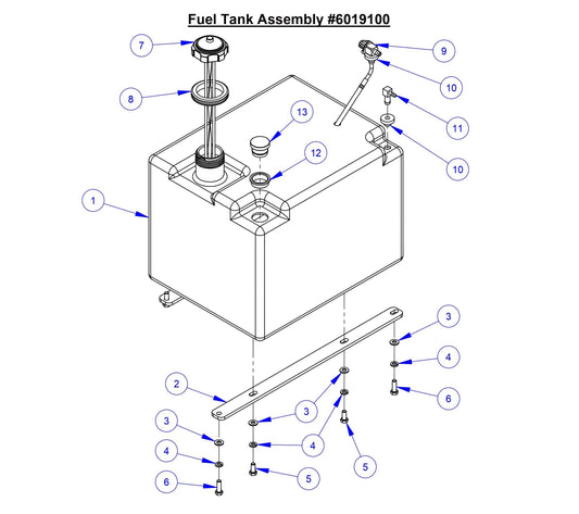 CC6566-3 Fuel Tank Assembly