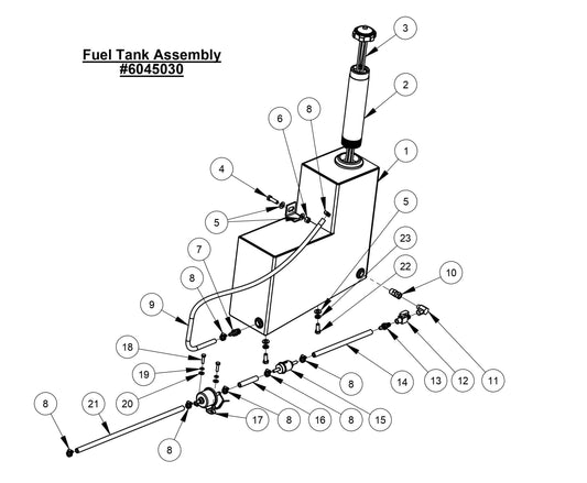 CC4144DXL-3 Fuel Tank Assembly