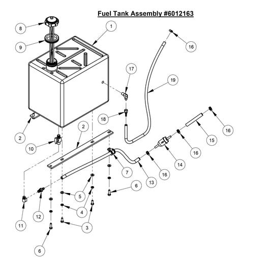 CC3728 Fuel Tank Assembly