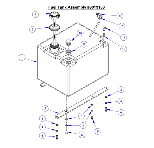 CC6566 Fuel Tank Assembly