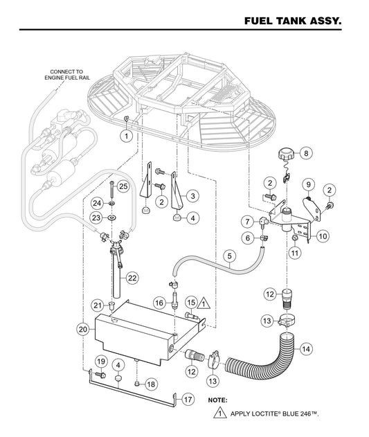 STXDF Fuel Tank Assembly