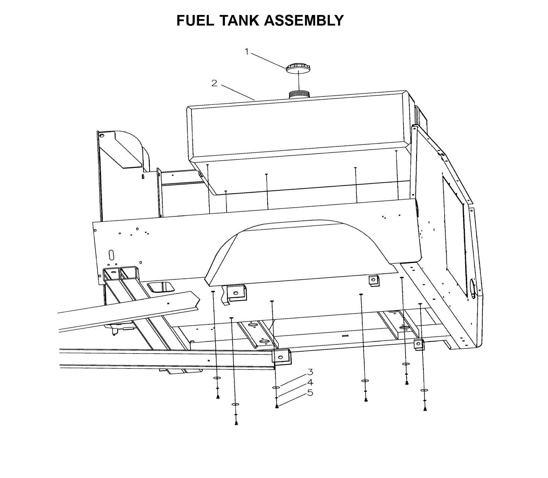 Maxi-Lite Hydraulic Tower-Fuel Tank Assembly Parts By Allmand