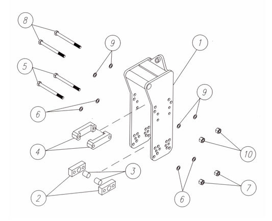 Fx55a Mounting Bracket Assembly Parts by FRD Kent