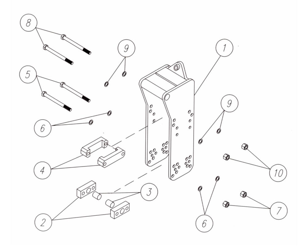 Fx55a Mounting Bracket Assembly Parts by FRD Kent