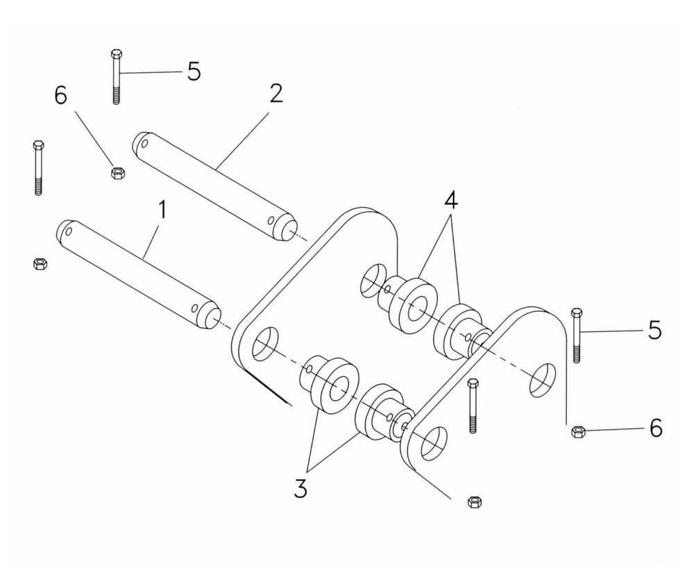 Fx55a Mounting Pin Kit Assembly Parts by FRD Kent