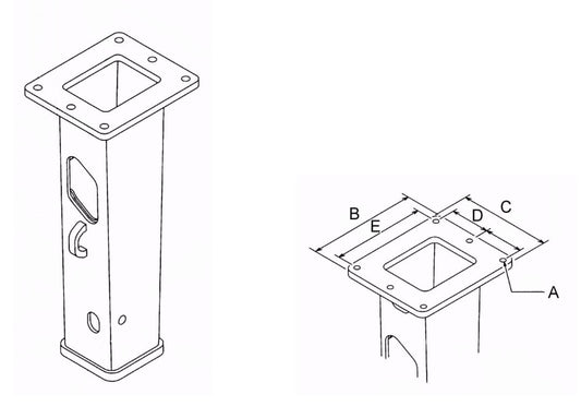 Fx55a T-Box Mounting Assembly Parts by FRD Kent