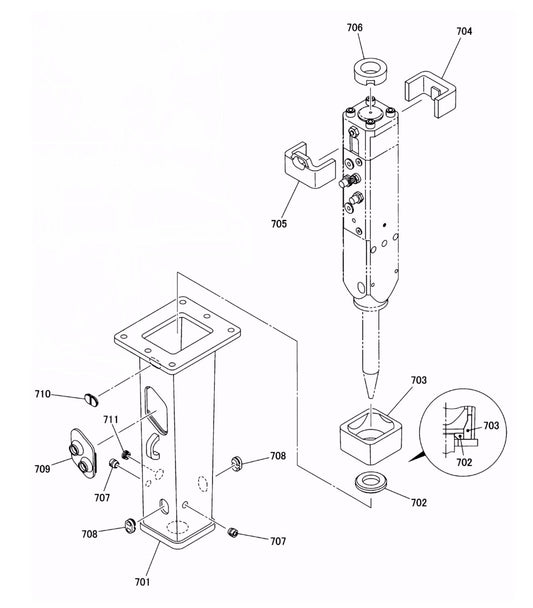 Fx55a Damper Assembly Parts by FRD Kent