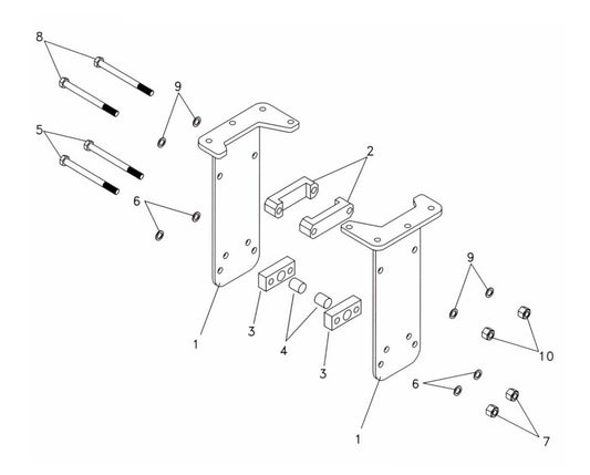 Fx55a Flange Side Plate Mounting Assembly Parts by FRD Kent