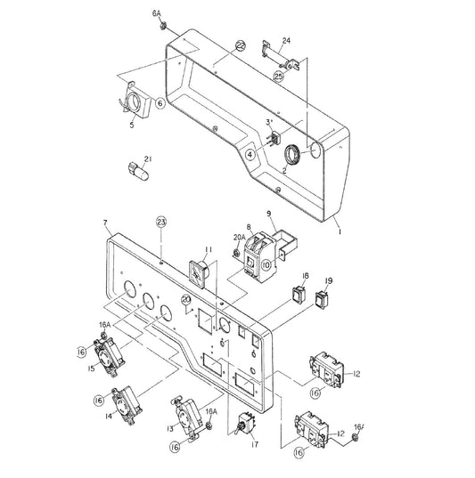 GA-45R GA4.5RA Control Box Assembly  Parts By Multiquip