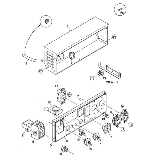GA-6HZ—Control Box Assy. Parts By Multiquip