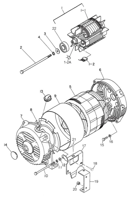 GA25HR GA2.5HR — Generator Assy. Parts By Multiquip 