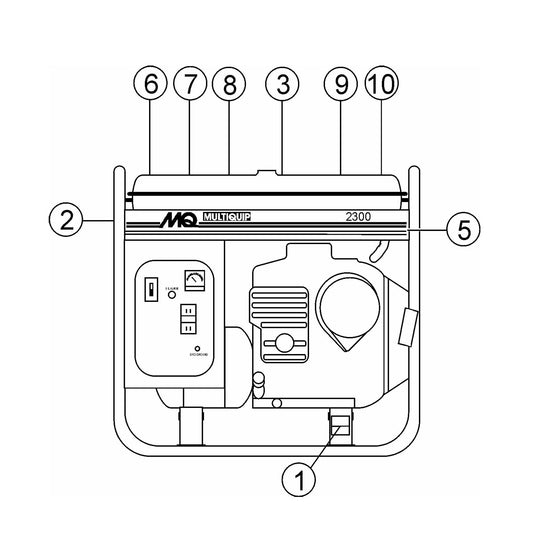 GA-2.3R2 Nameplate and Decals Assembly Parts